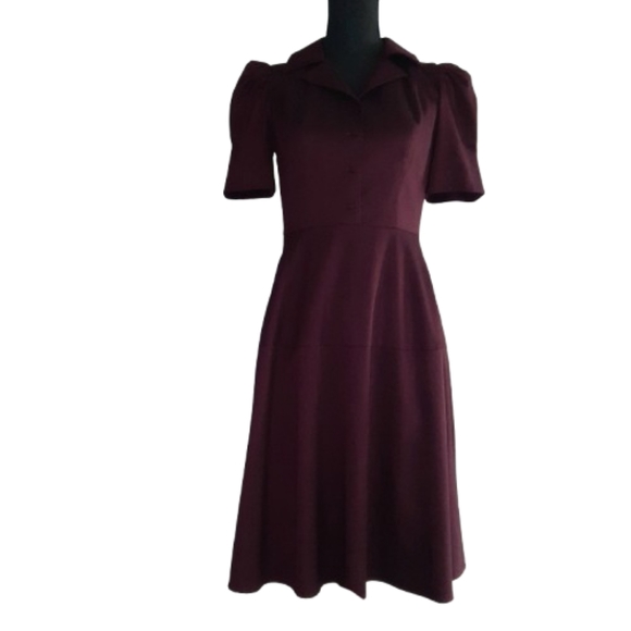 Gal Meets Glam Burgundy Dress Size 2 - Picture 15 of 15